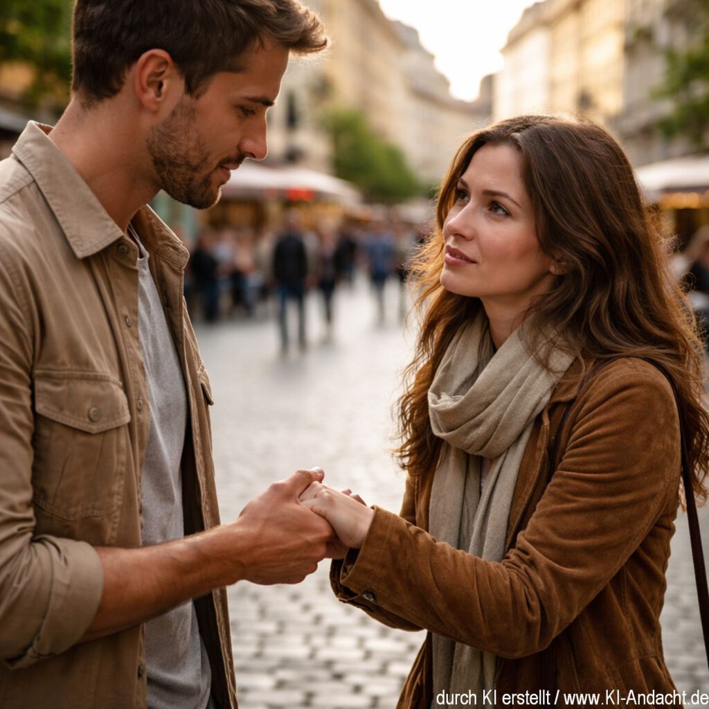 Versöhnung auf Stadtplatz, Sora, prompted by ChatGPT