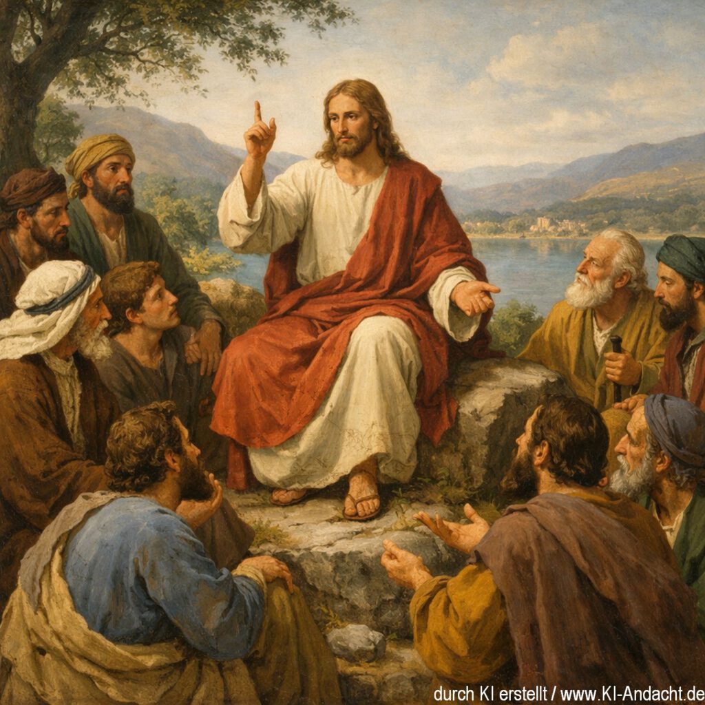 Jesus und seine Jünger, Sora, prompted by ChatGPT