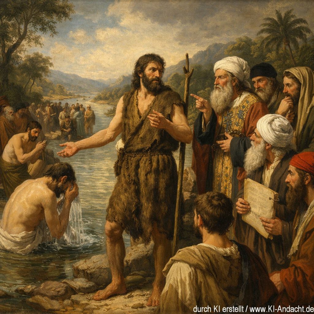 Viele fragen sich, wer Johannes ist, Sora, prompted by Michael Voß