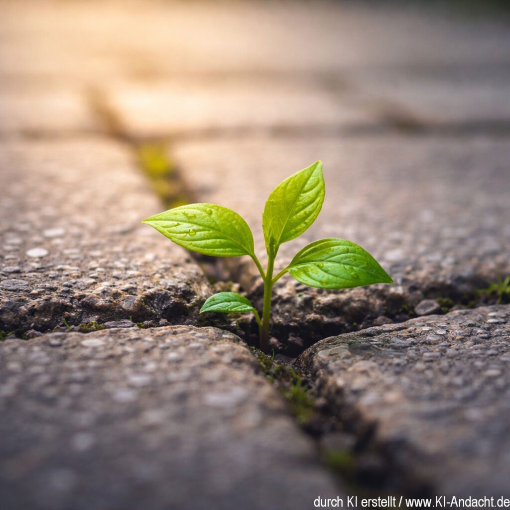 Aus einem Samen kann Großes entstehen, Sora, prompted by ChatGPT
