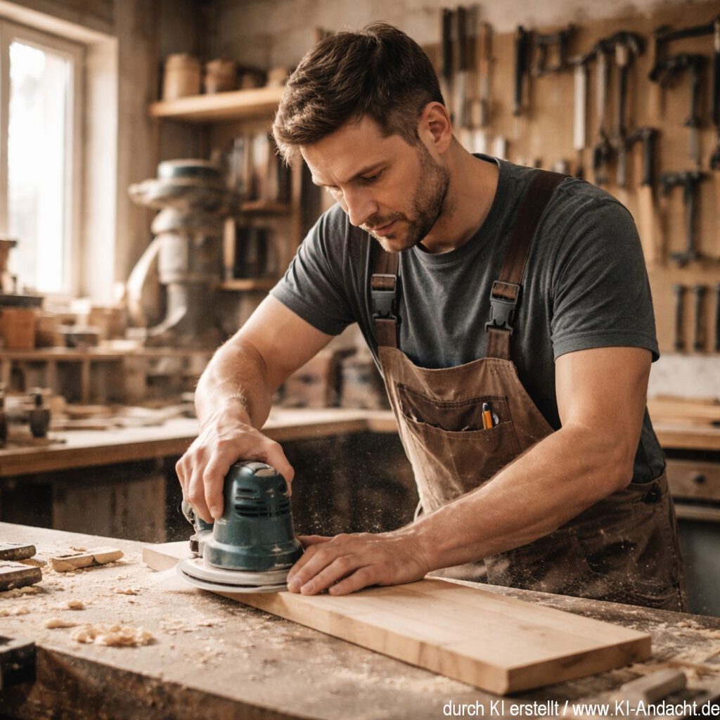 Handwerker bei der Arbeit, Sora, prompted by ChatGPT