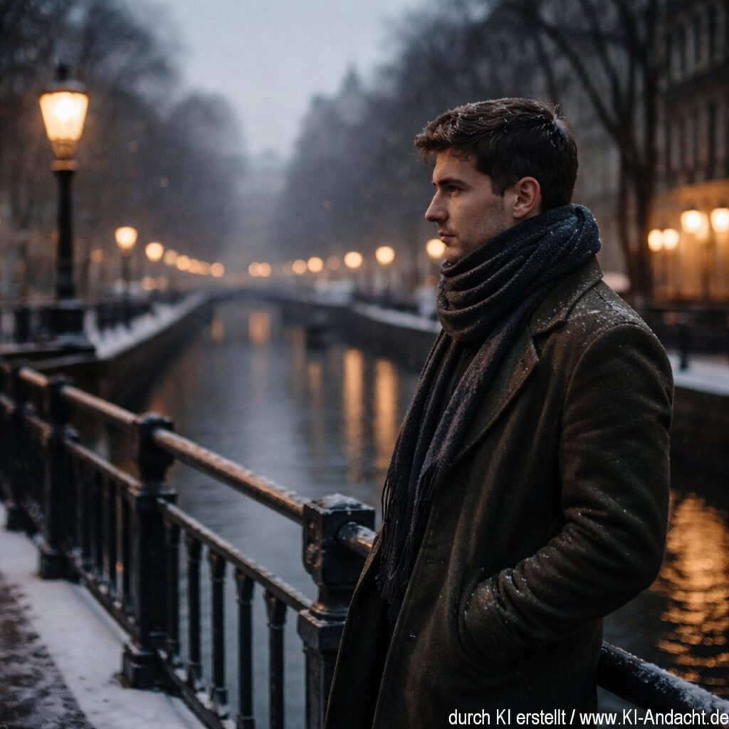Nachdenklich auf der Brücke, Sora, prompted by ChatGPT