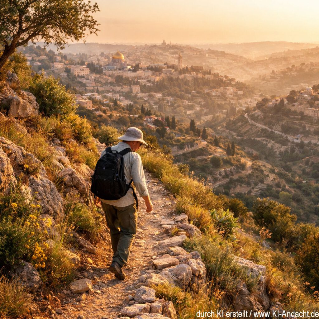 Bergpfad bei Jerusalem, Sora, prompted by ChatGPT