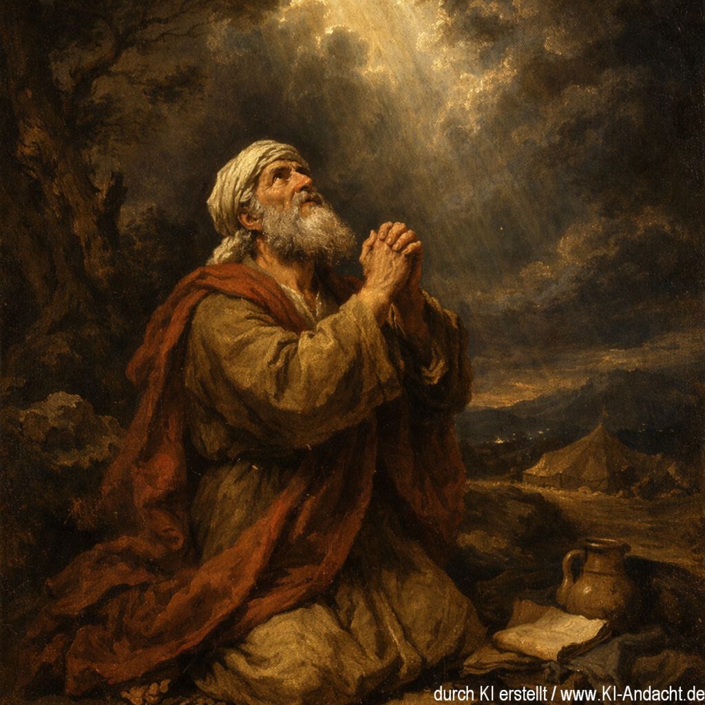 Der Psalmbeter, Sora, prompted by ChatGPT