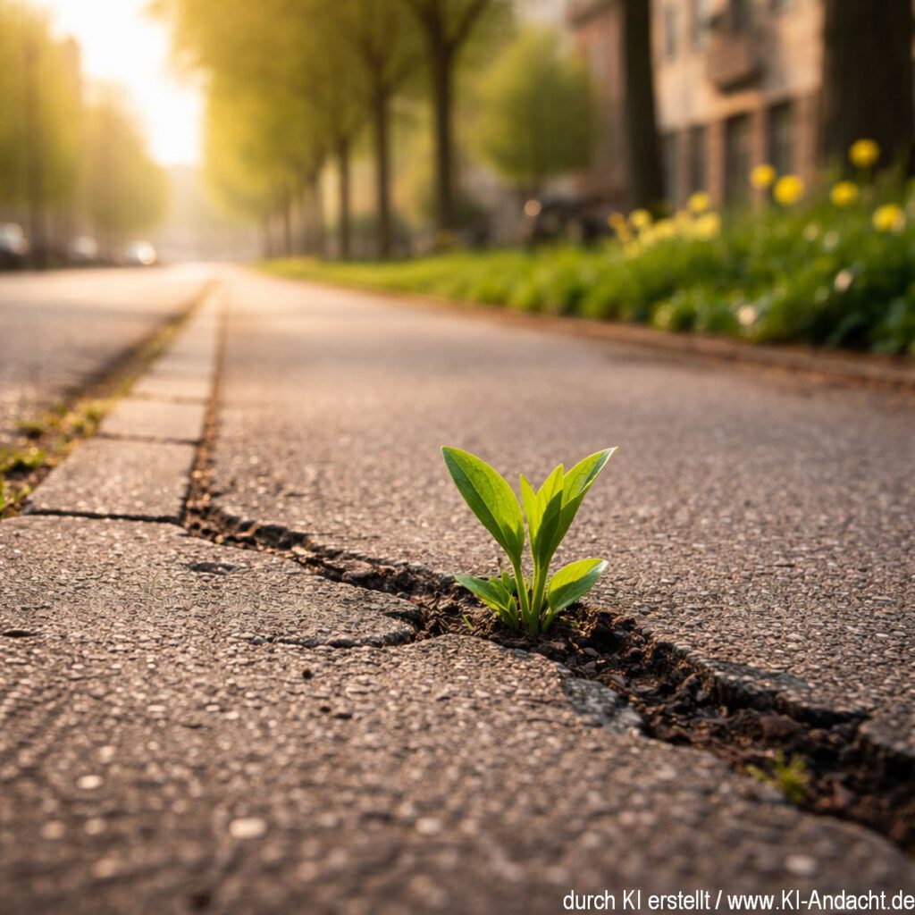 Es sprießt etwas Neues, Sora, prompted by ChatGPT