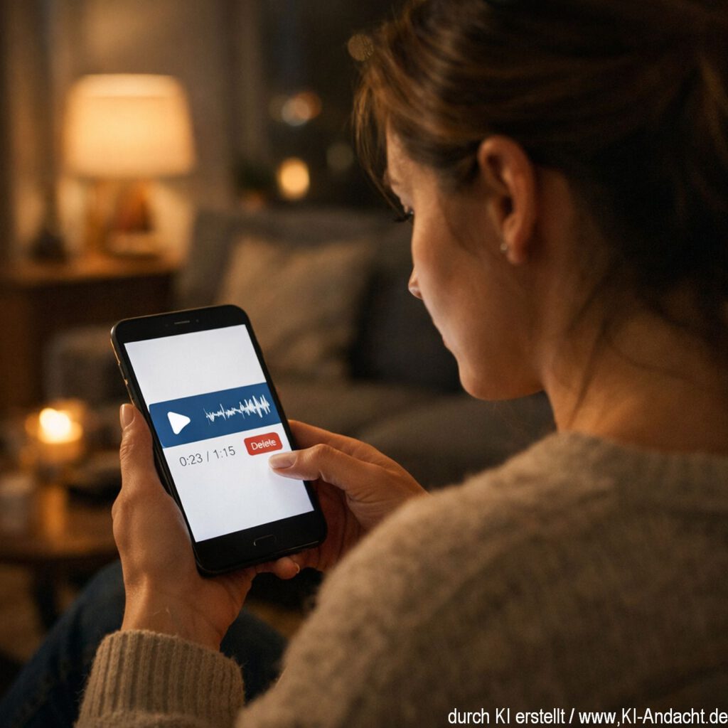 Nachrichten löschen, Sora, prompted by ChatGPT