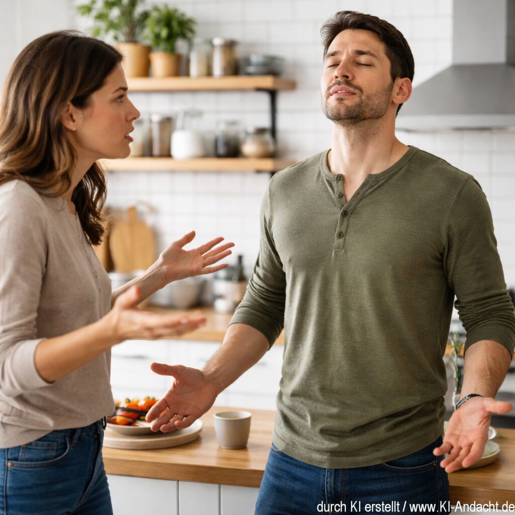 Unterschiedliche Meinungen gibt es auch zuhause, Sora, prompted by ChatGPT
