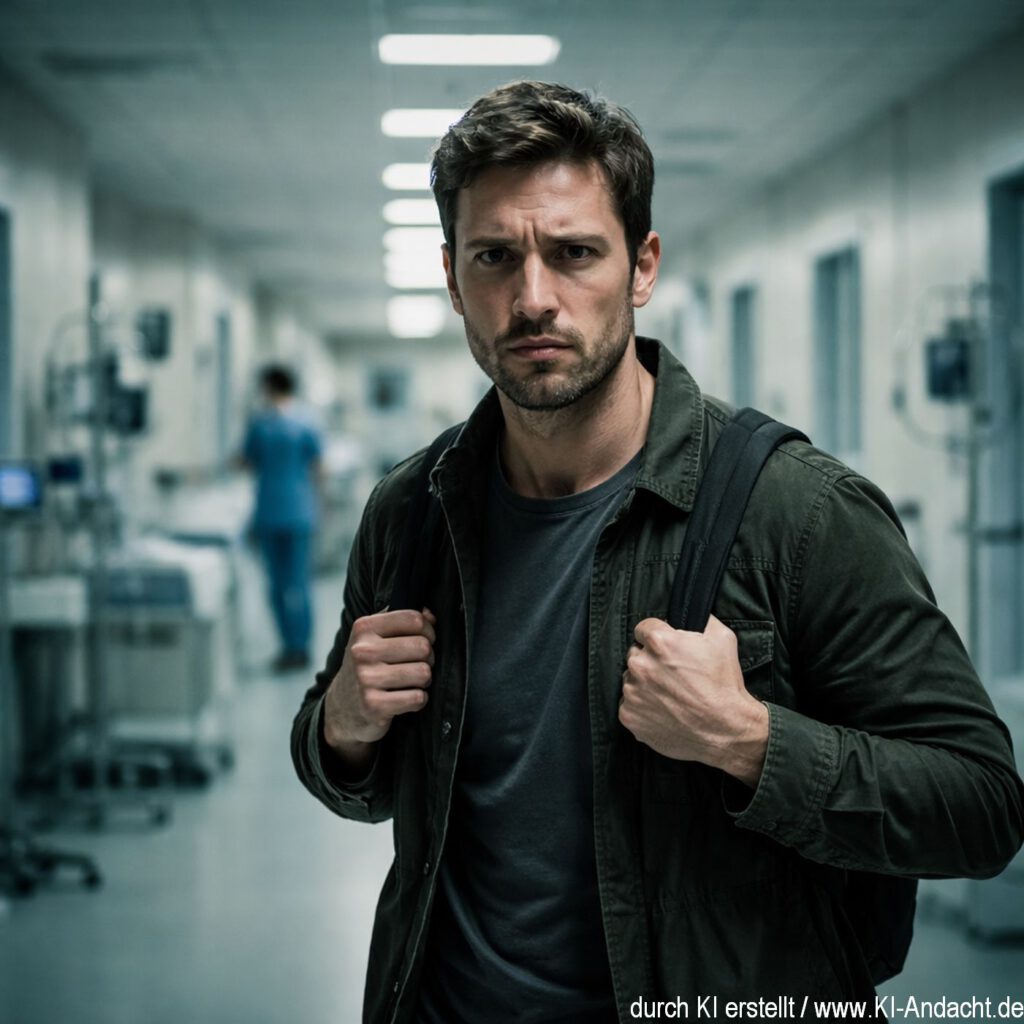 Die Angst im Krankenhaus, Sora, prompted by ChatGPT