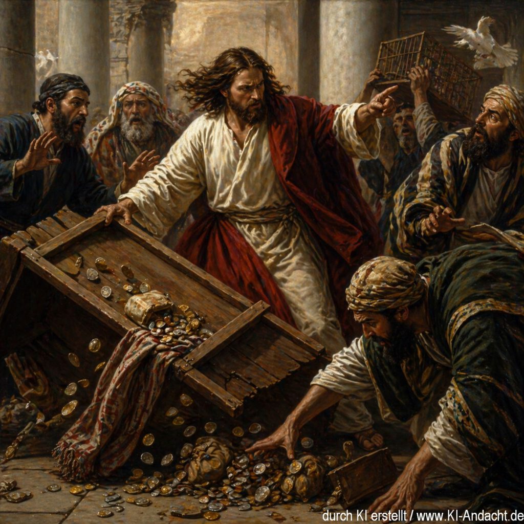 Jesus vertreibt die Geldwechsler, ChatGPT