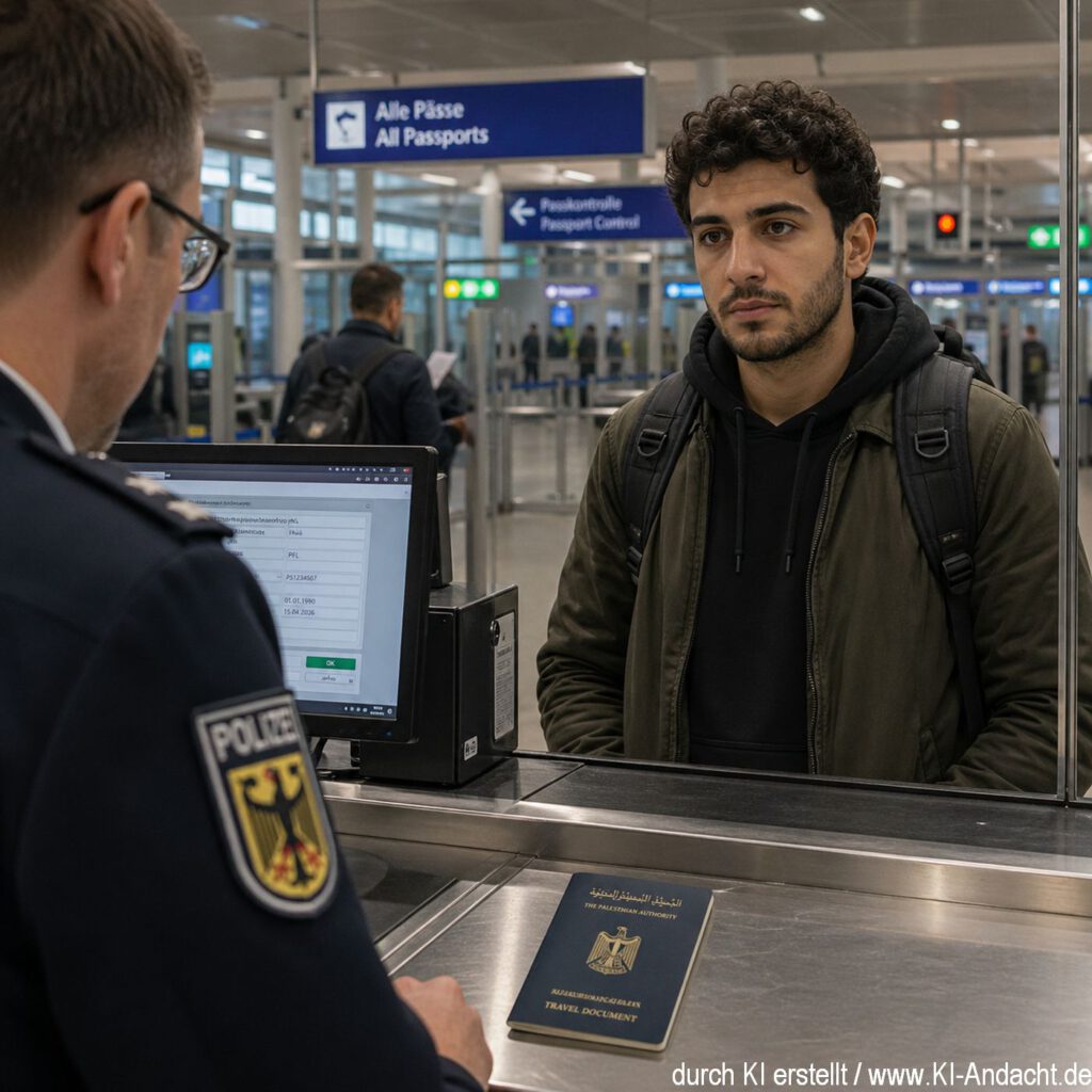 Passkontrolle im Flughafen, ChatGPT