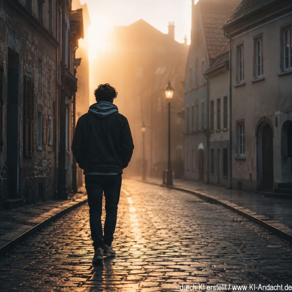 Früh morgens unterwegs und immer begleitet, ChatGPT