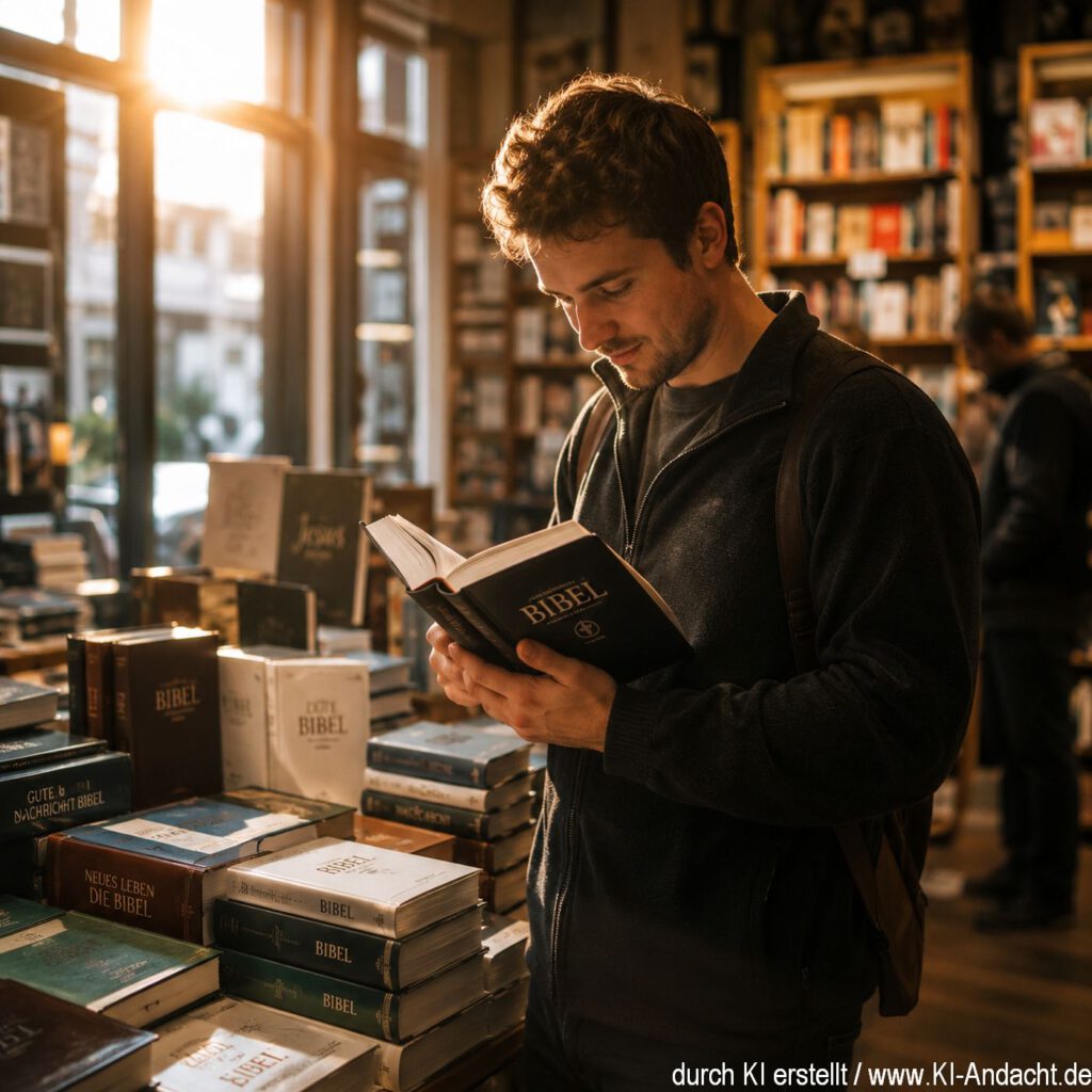 Das Buch der Bücher gibt es auch in deinem Buchgeschäft, ChatGPT