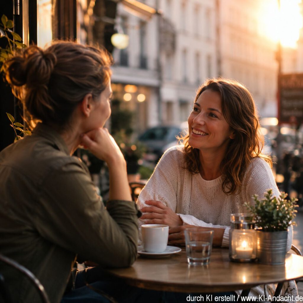 Gespräch im Straßencafé, ChatGPT