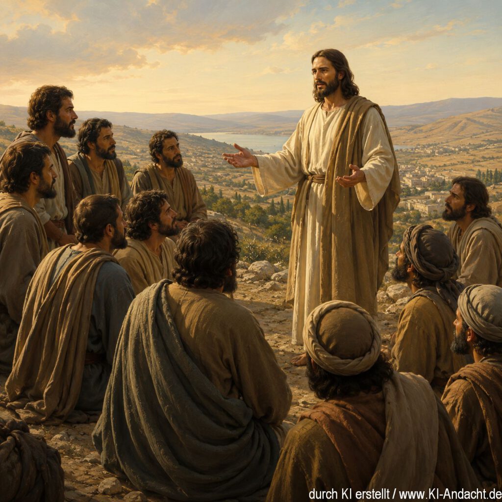 Jesus sendet seine Jünger aus, ChatGPT