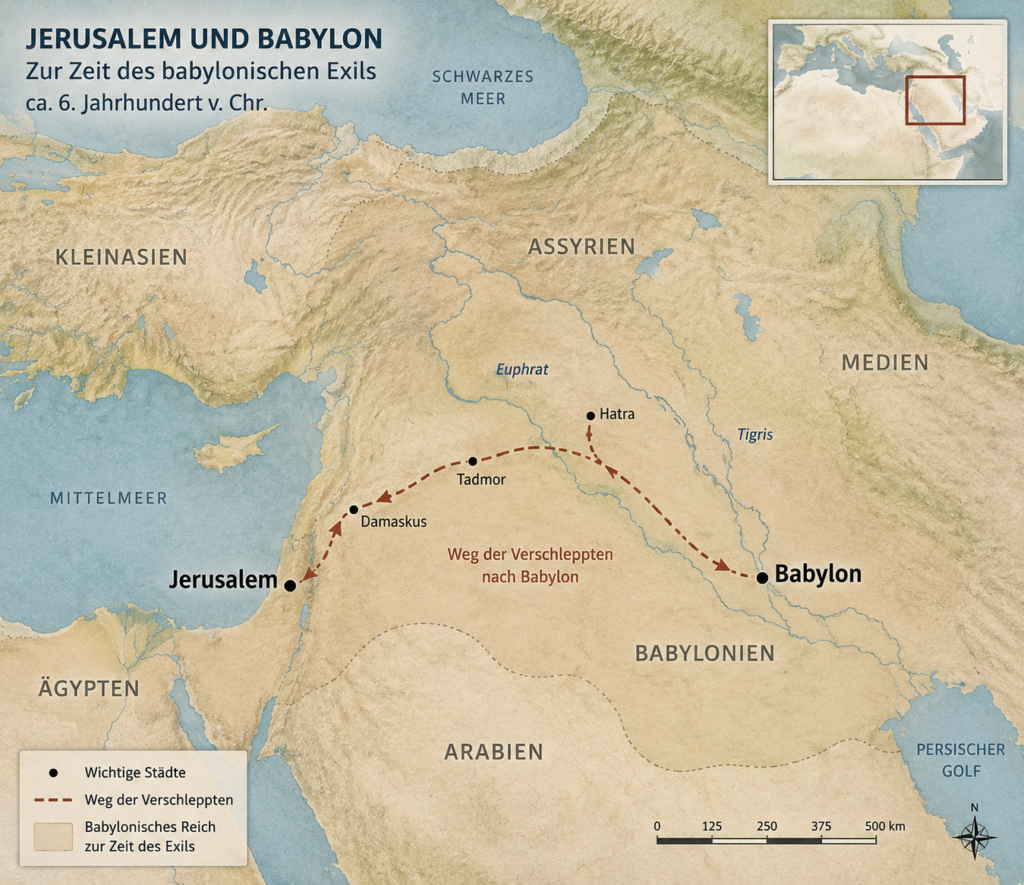 Der Weg von Jerusalem nach Babylon, ChatGPT