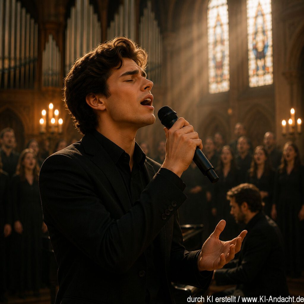 Ein modernes Kirchenlied mit traditionellen Klängen, ChatGPT
