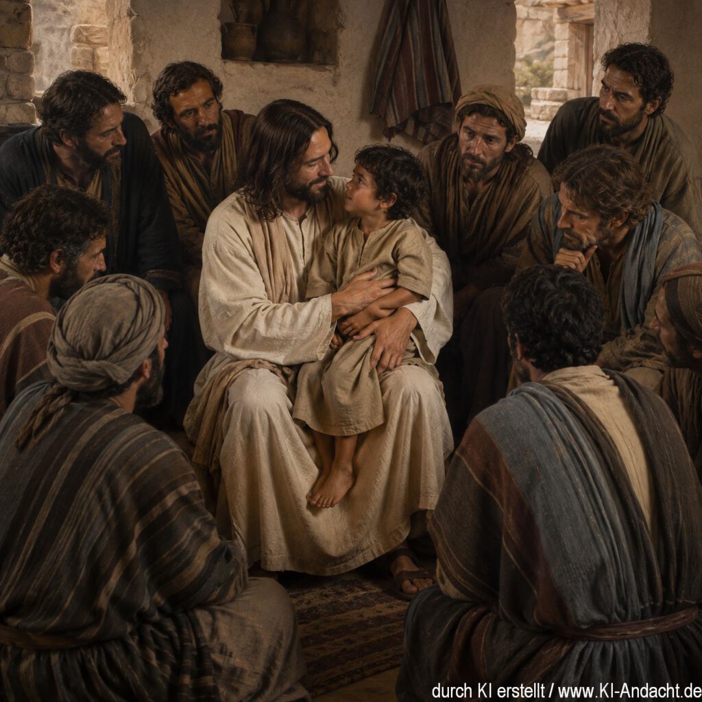Jesus trägt ein Kind, ChatGPT