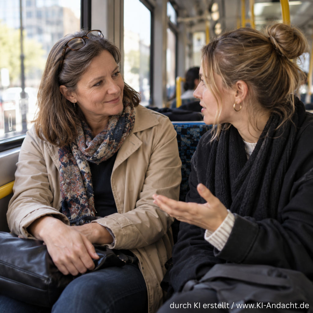 Gespräch in der Straßenbahn, ChatGPT