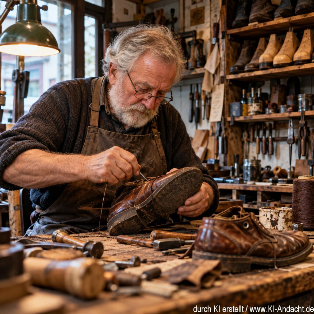 Der Schuhmacher bei der Arbeit, ChatGPT