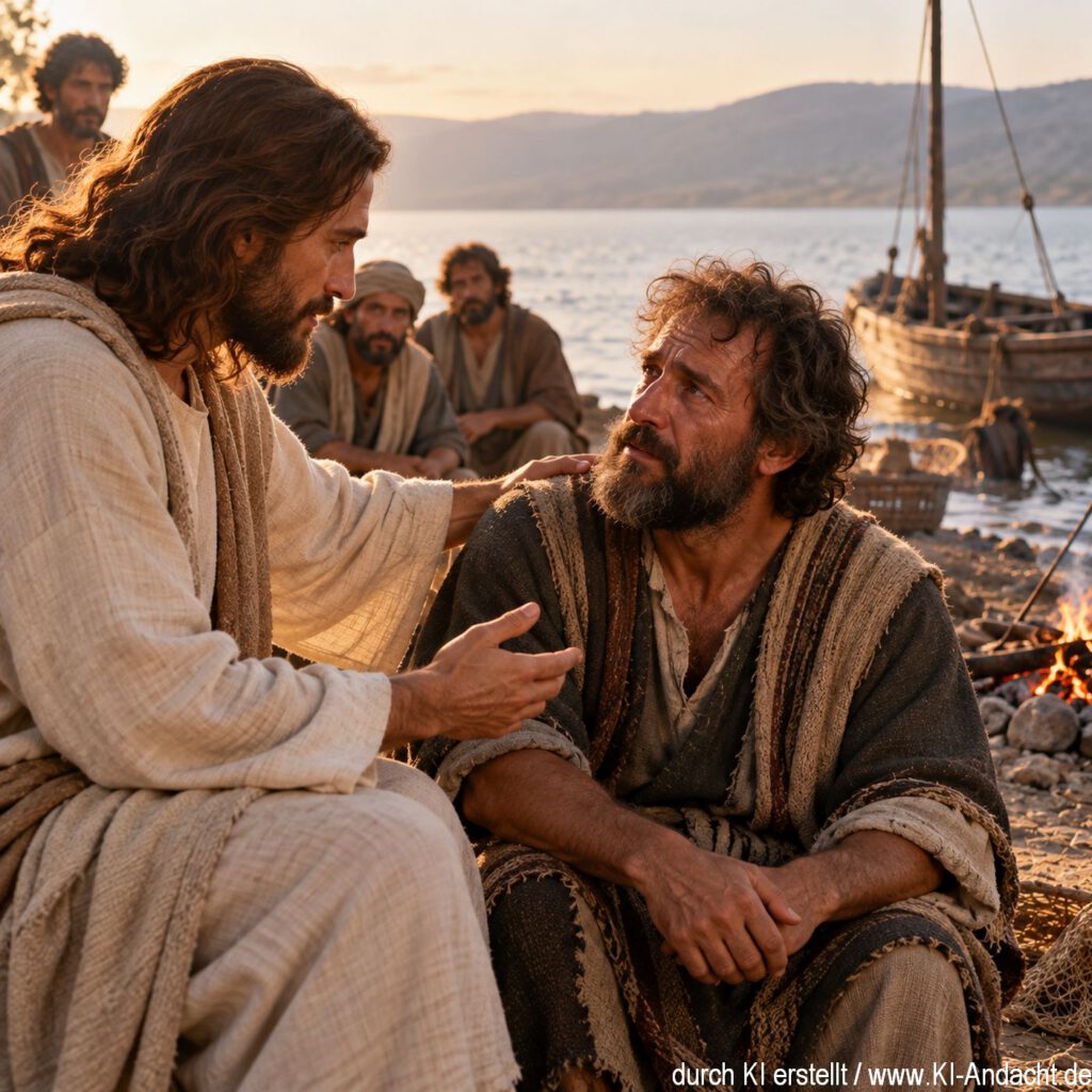 Jesus schaut nach vorn, nicht nach hinten, ChatGPT