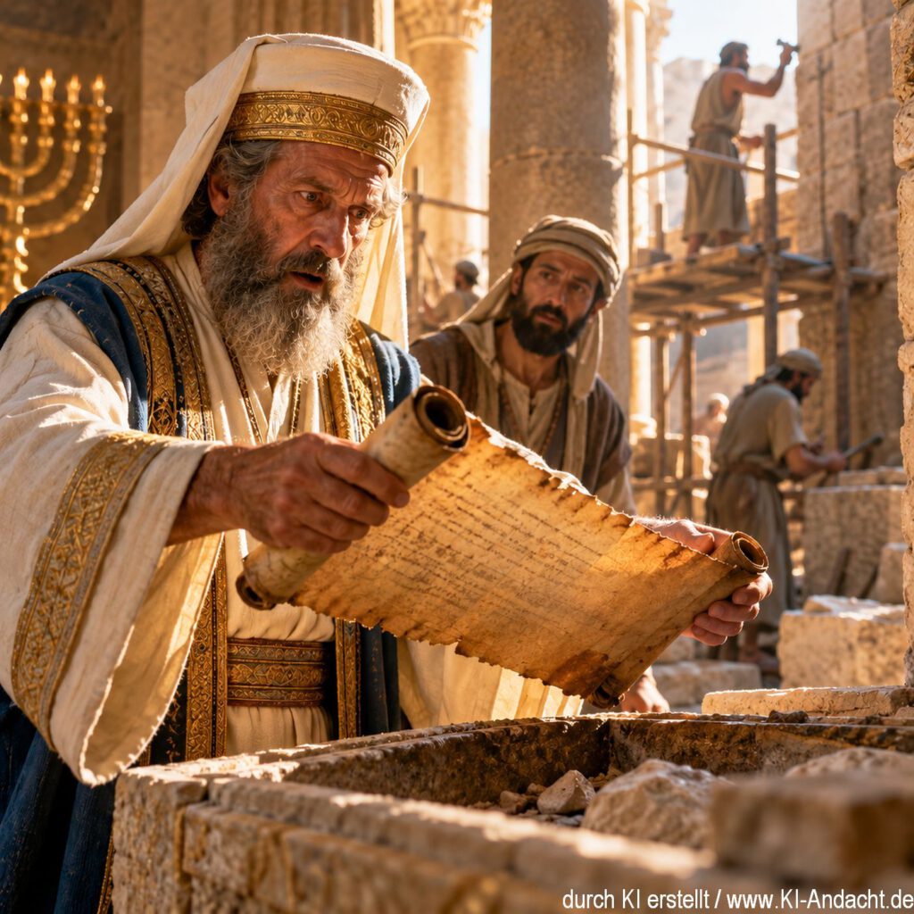 Der Priester Hilkija und die antike Schriftrolle, ChatGPT
