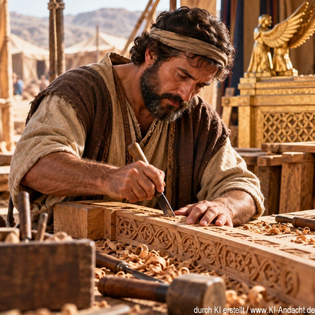 Bezalel bei der Arbeit